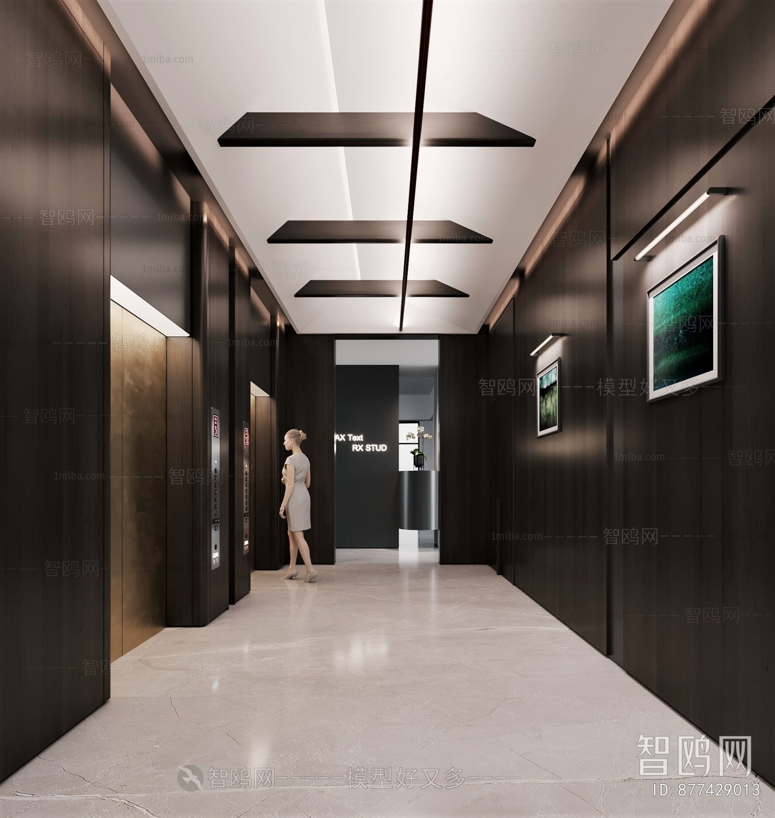 Modern Elevator Hall