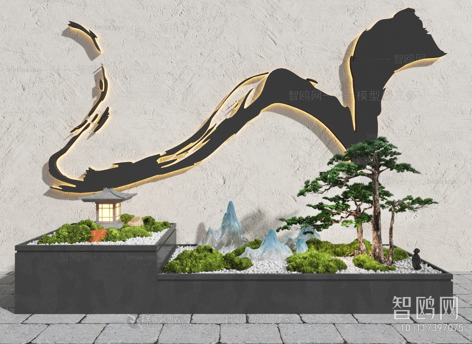 New Chinese Style Plant Landscaping