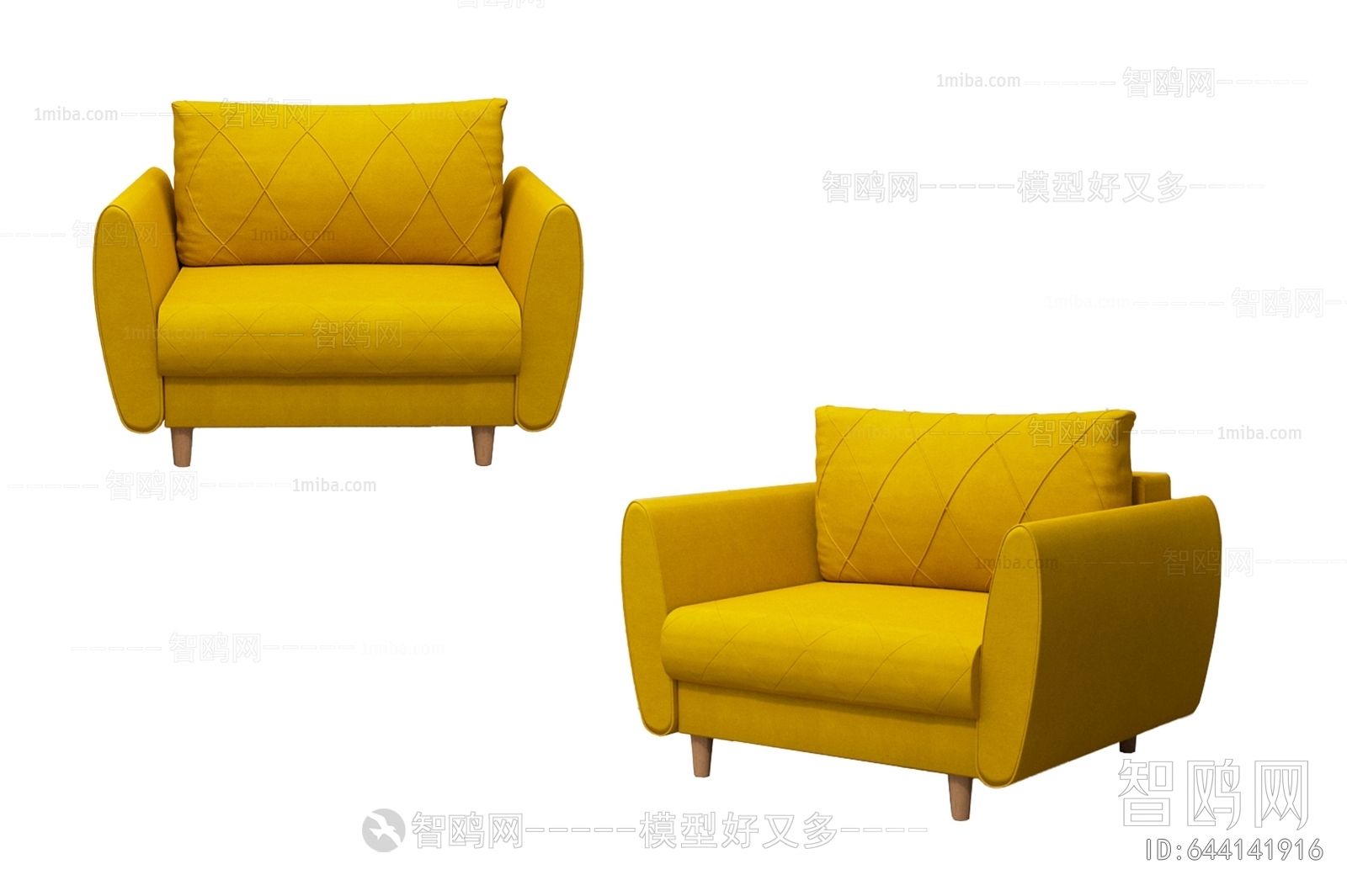 Nordic Style Single Sofa