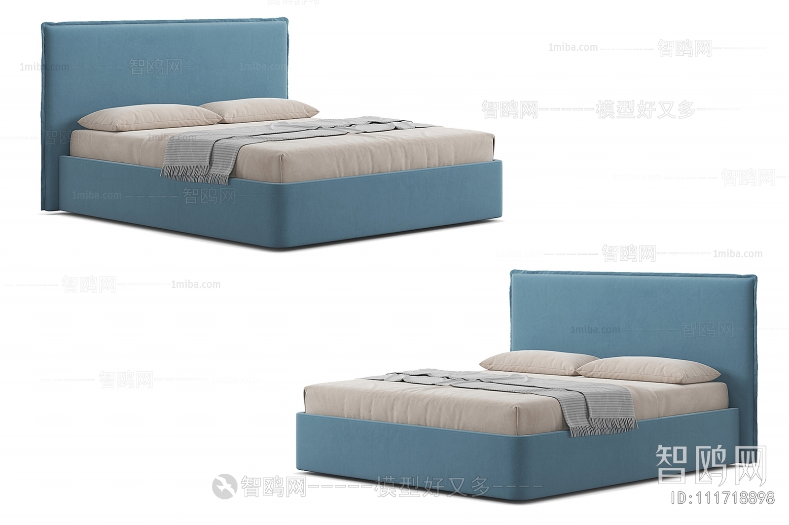 Nordic Style Double Bed