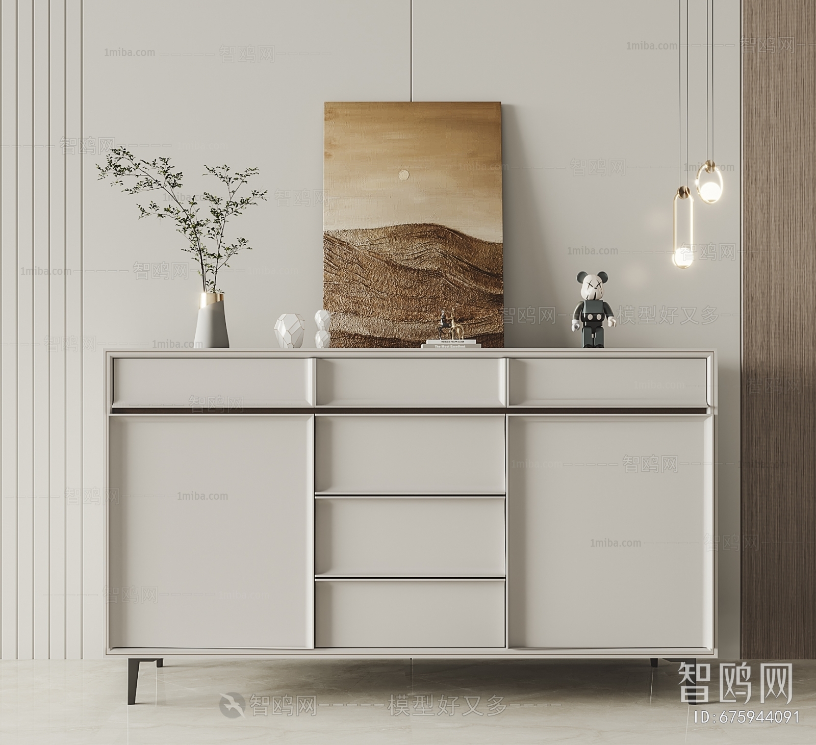 Modern Side Cabinet/Entrance Cabinet