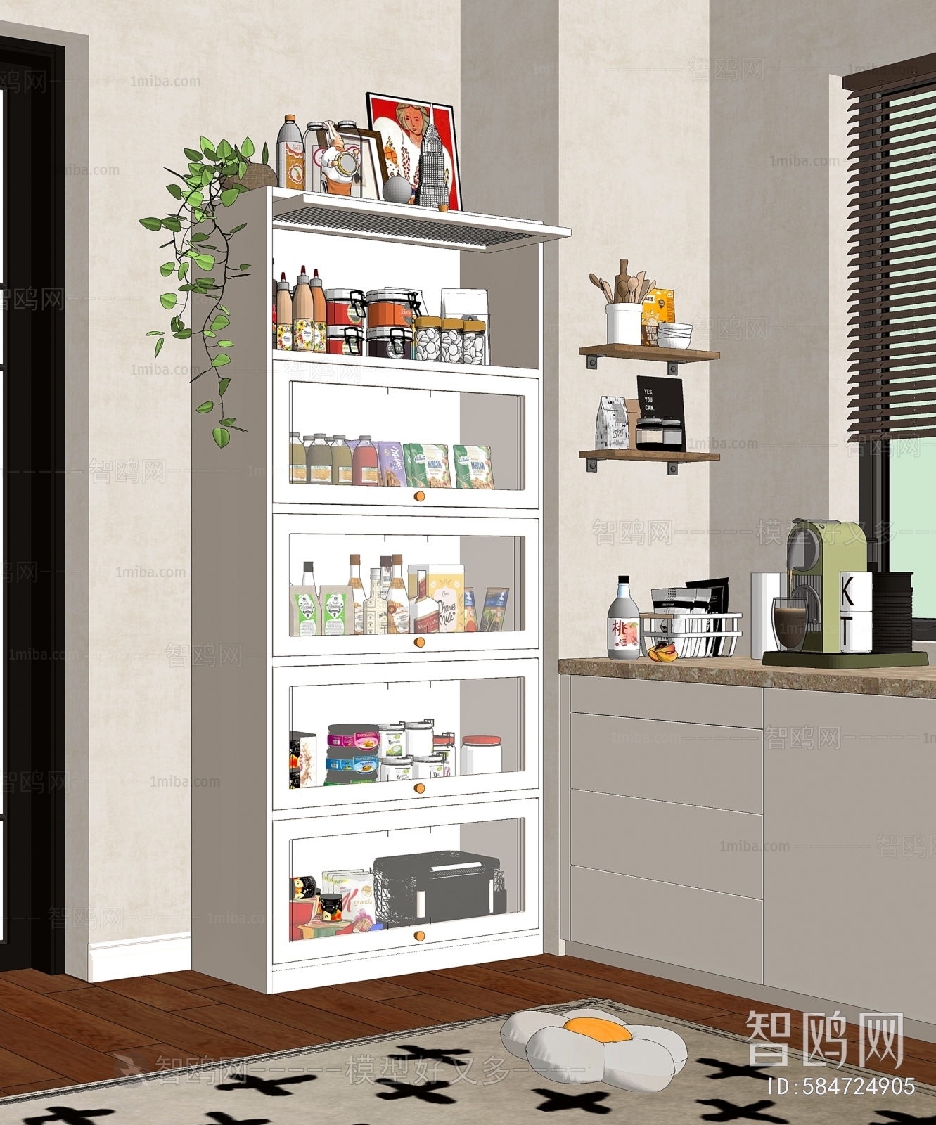 Nordic Style Kitchen Cabinet