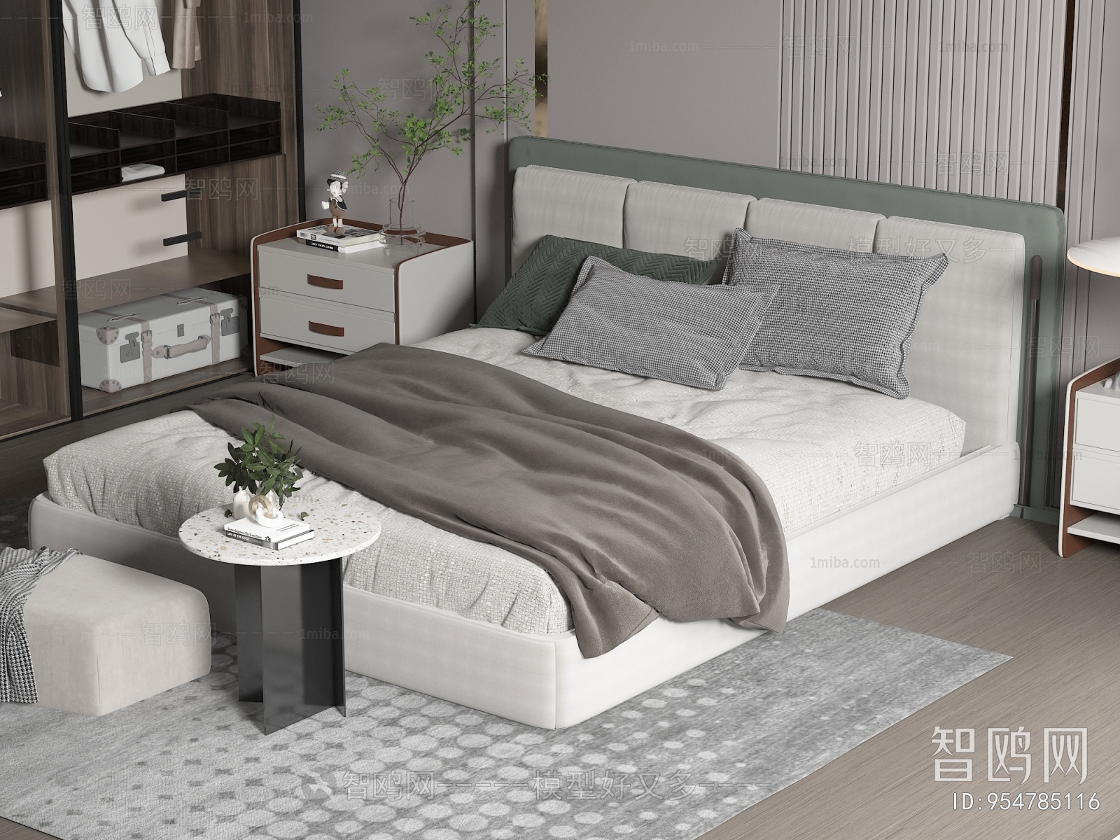 Modern Double Bed