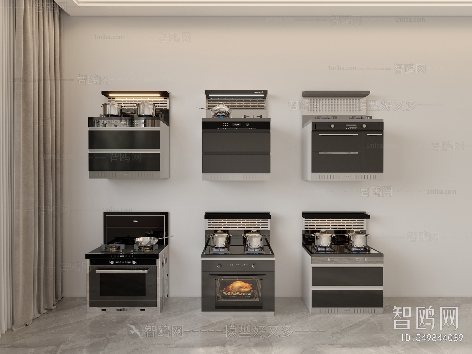 Modern Kitchen Electric Gas Range