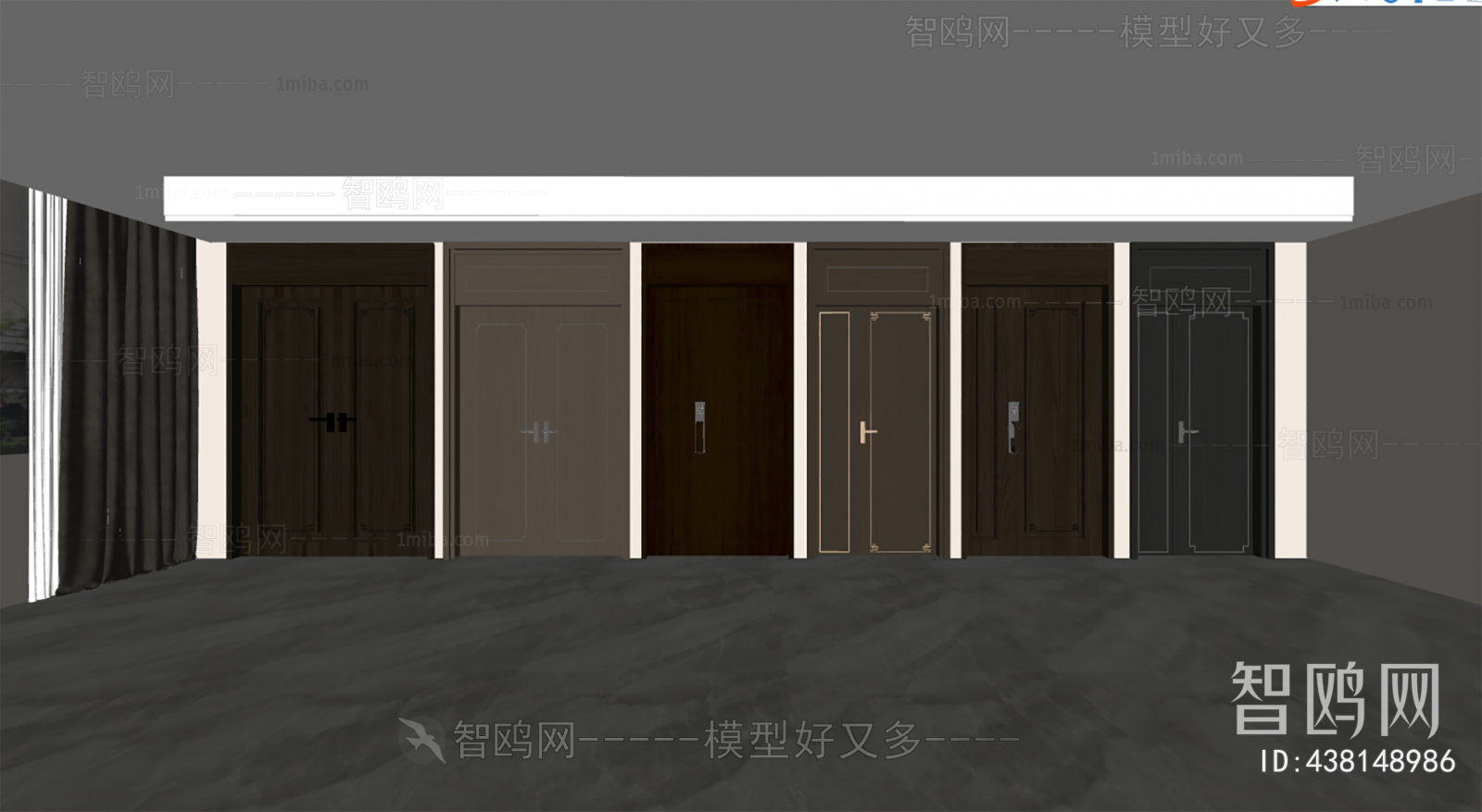 New Chinese Style Entrance Door