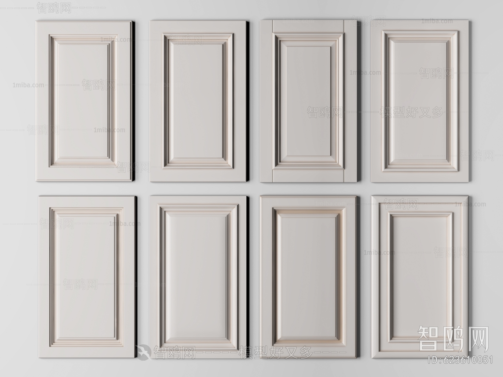 Simple European Style Door Panel