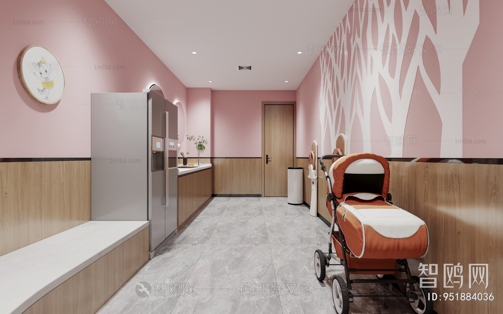 Modern Baby Care Room