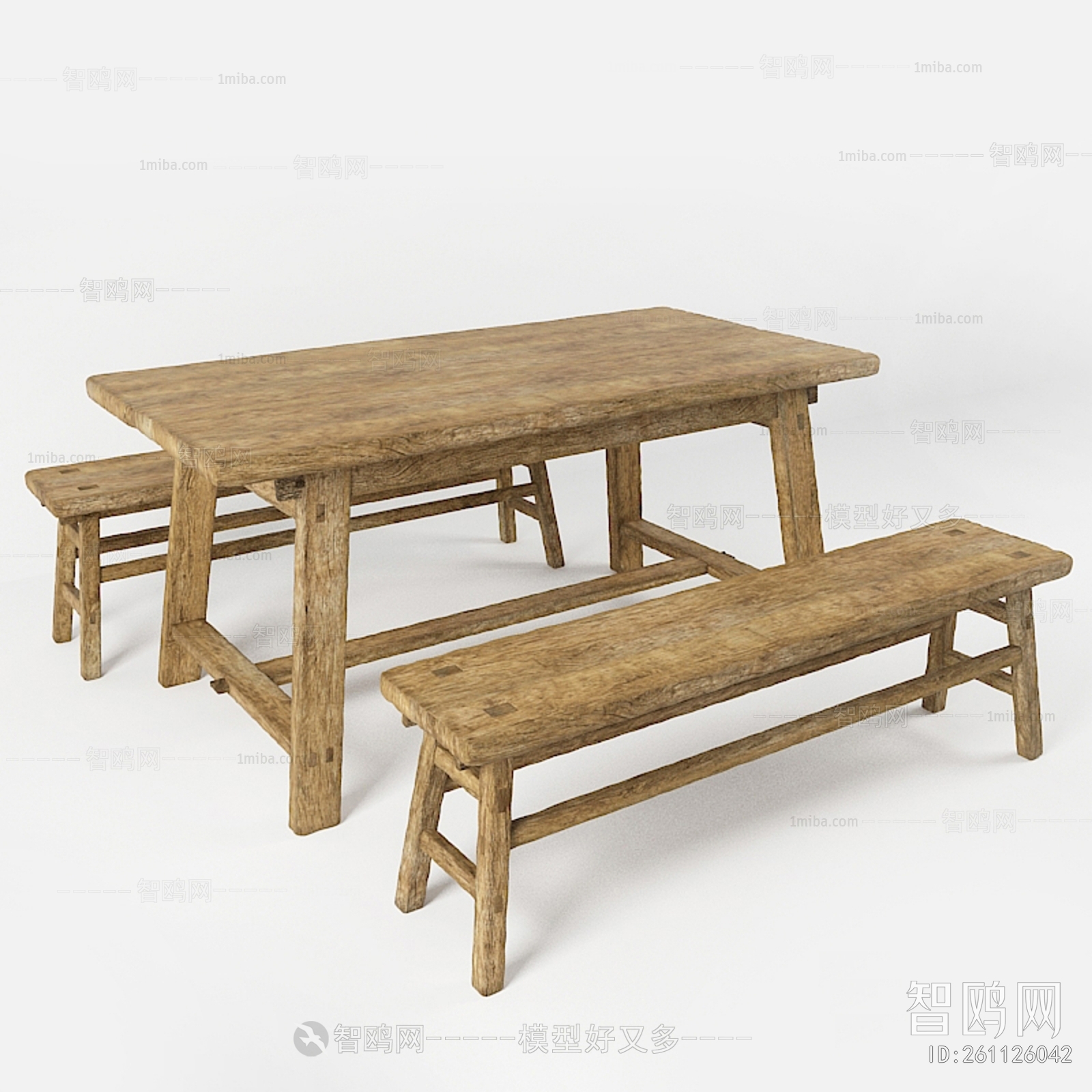 Wabi-sabi Style Leisure Table And Chair