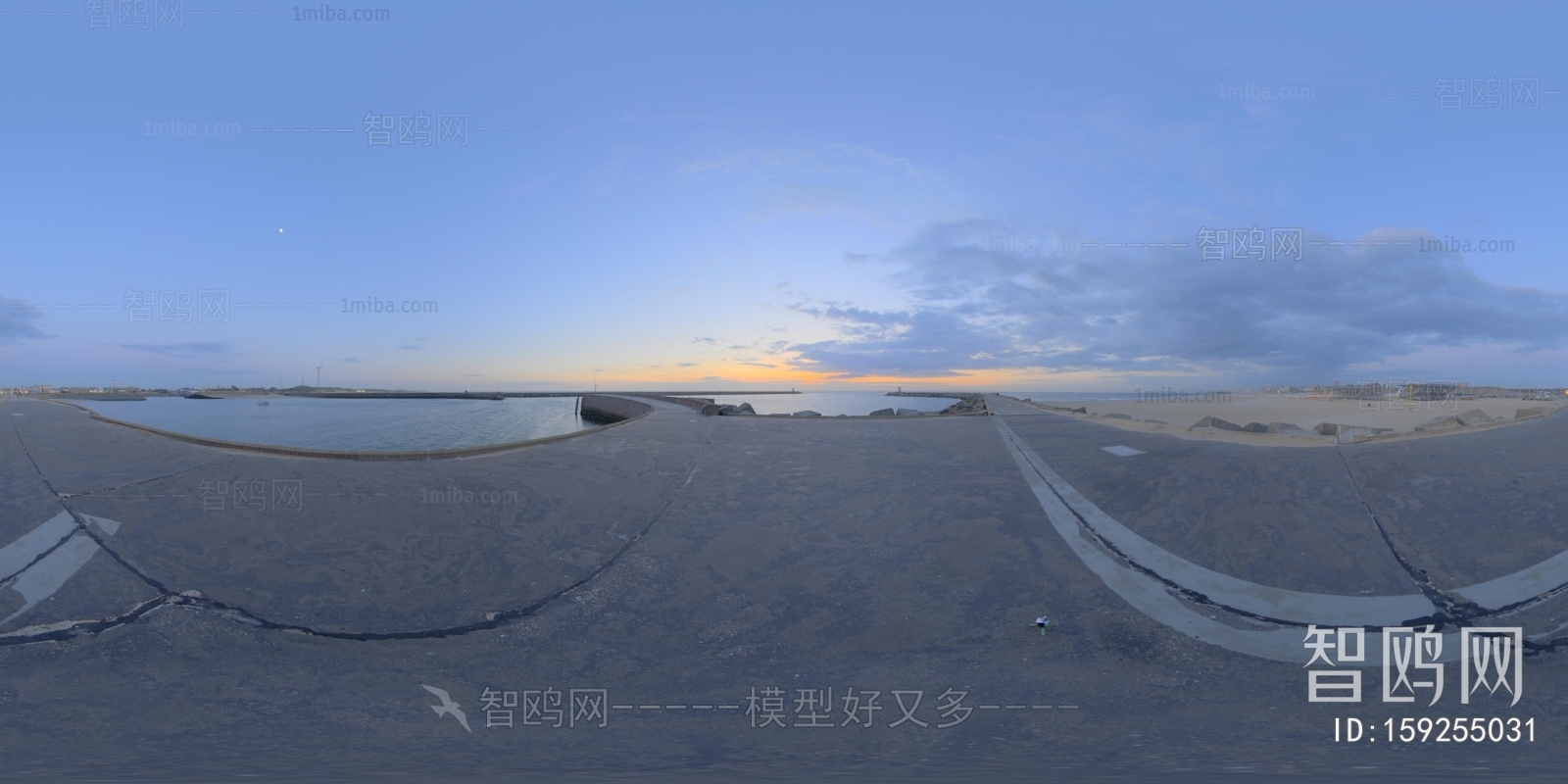 码头全景hdr