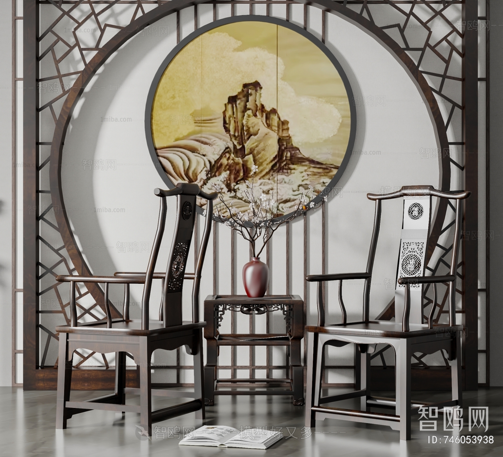 New Chinese Style Chinese Style Dining Chair