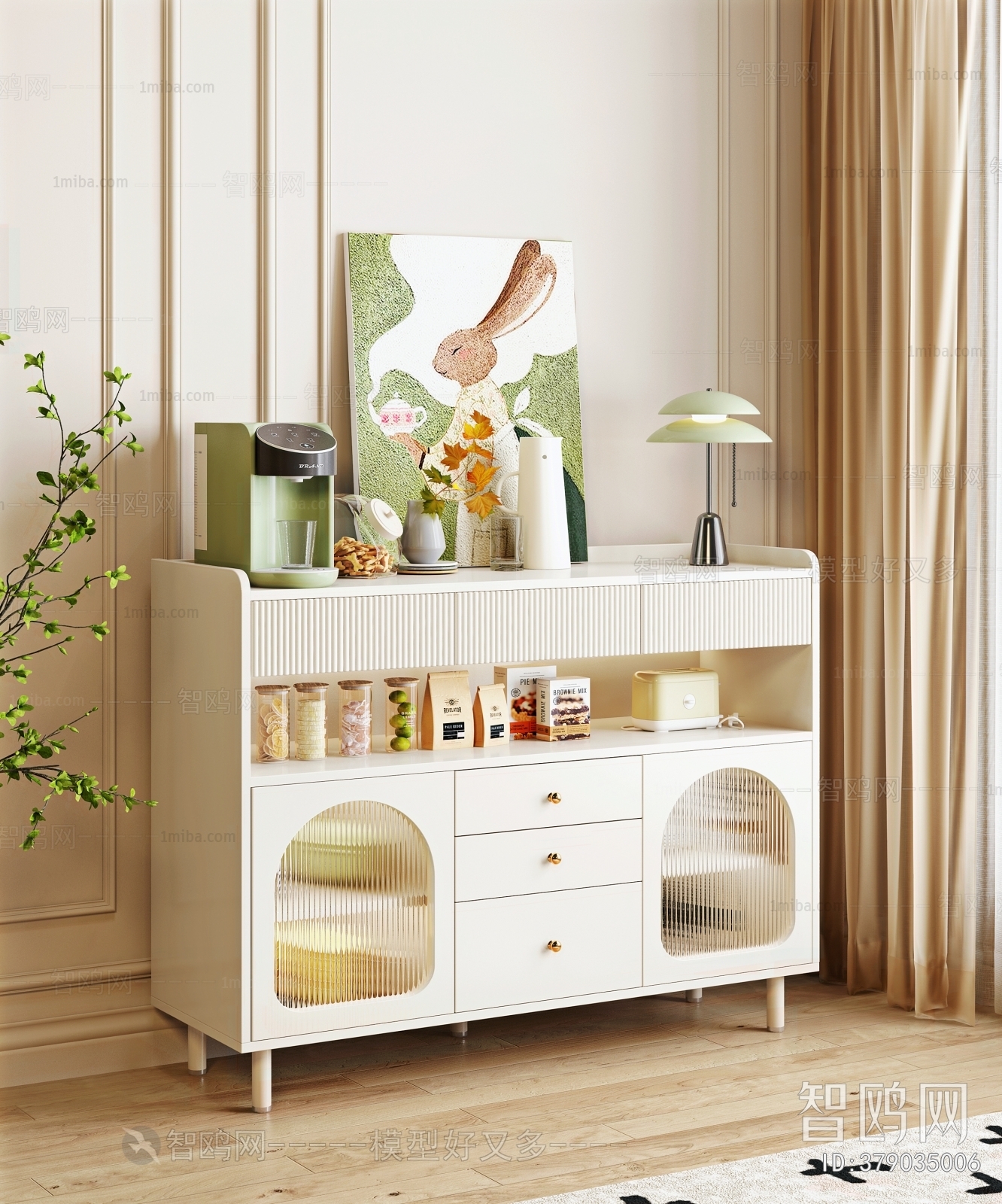 Modern Nordic Style Sideboard