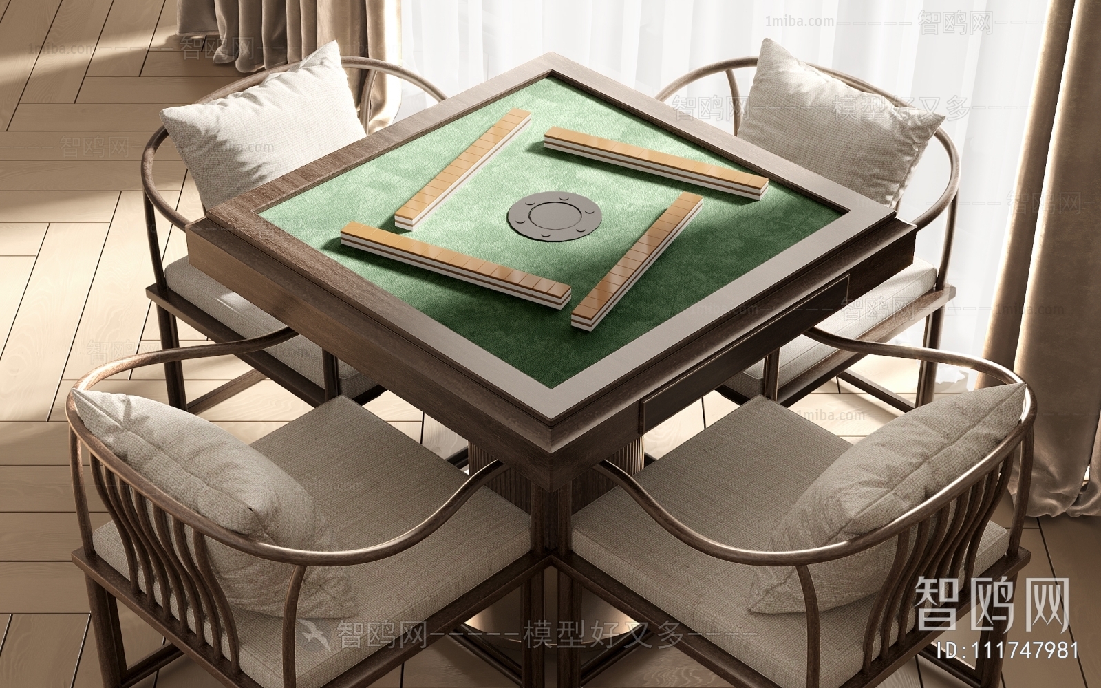 New Chinese Style Mahjong Tables And Chairs