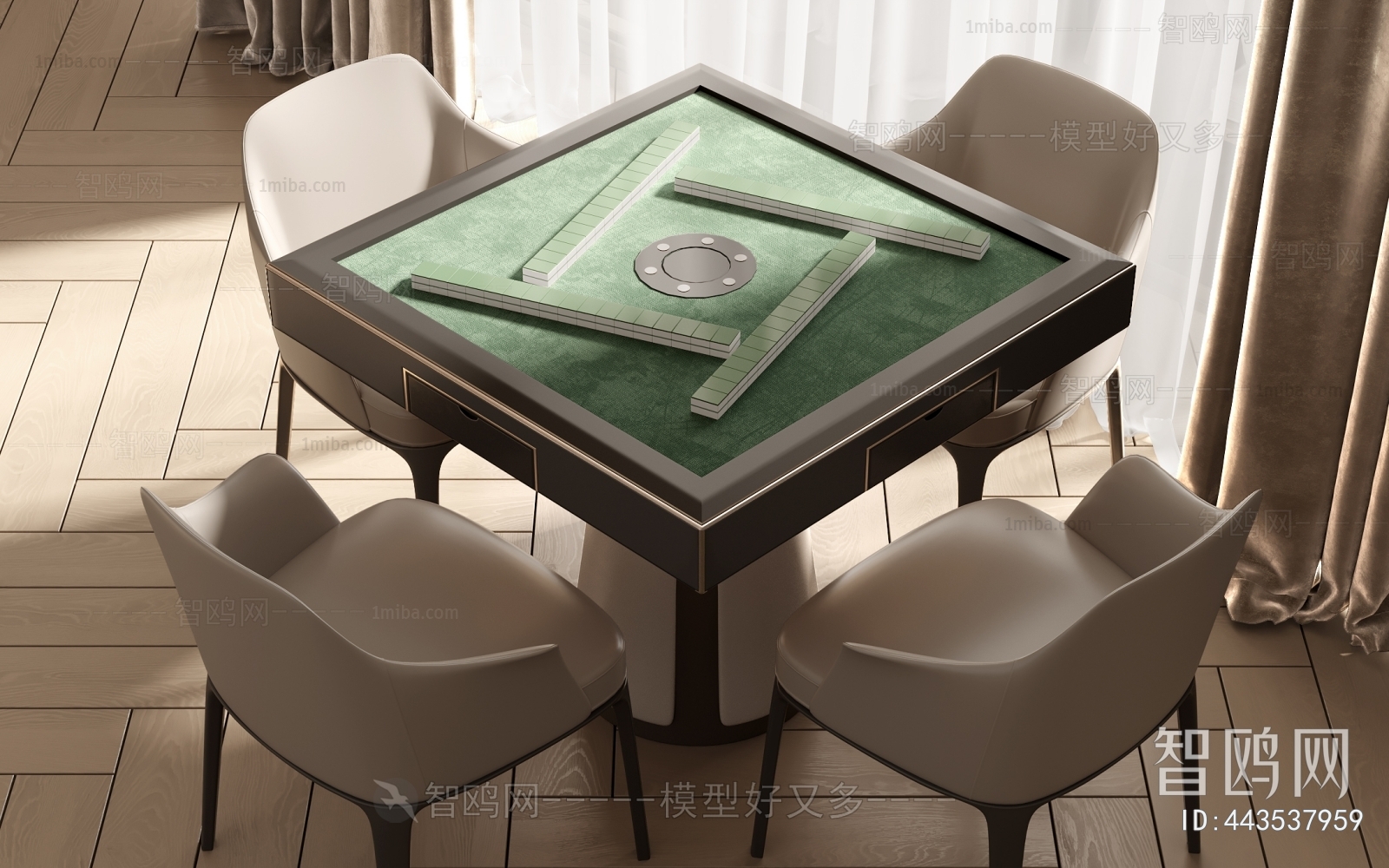 Modern Mahjong Tables And Chairs