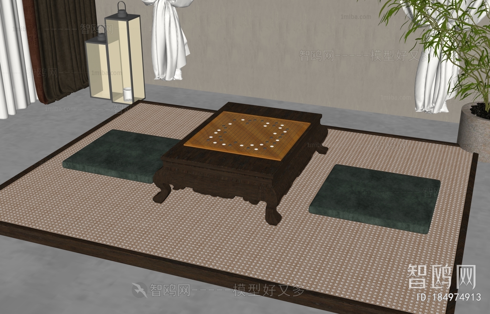 New Chinese Style Entertainment Table And Chair