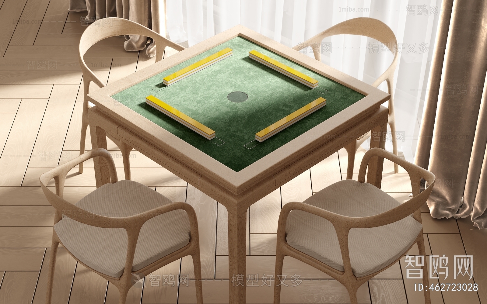 Modern Mahjong Tables And Chairs