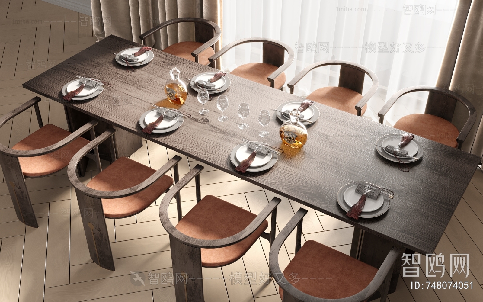 New Chinese Style Dining Table And Chairs