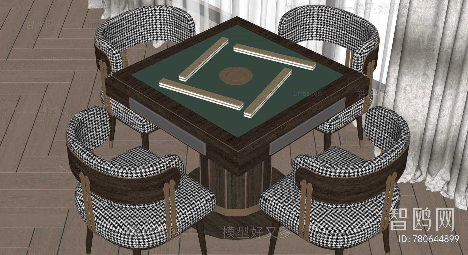 Modern Mahjong Tables And Chairs