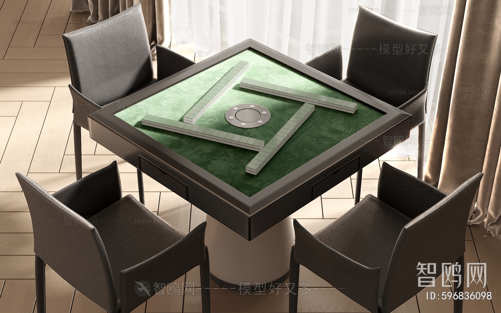 Modern Mahjong Tables And Chairs