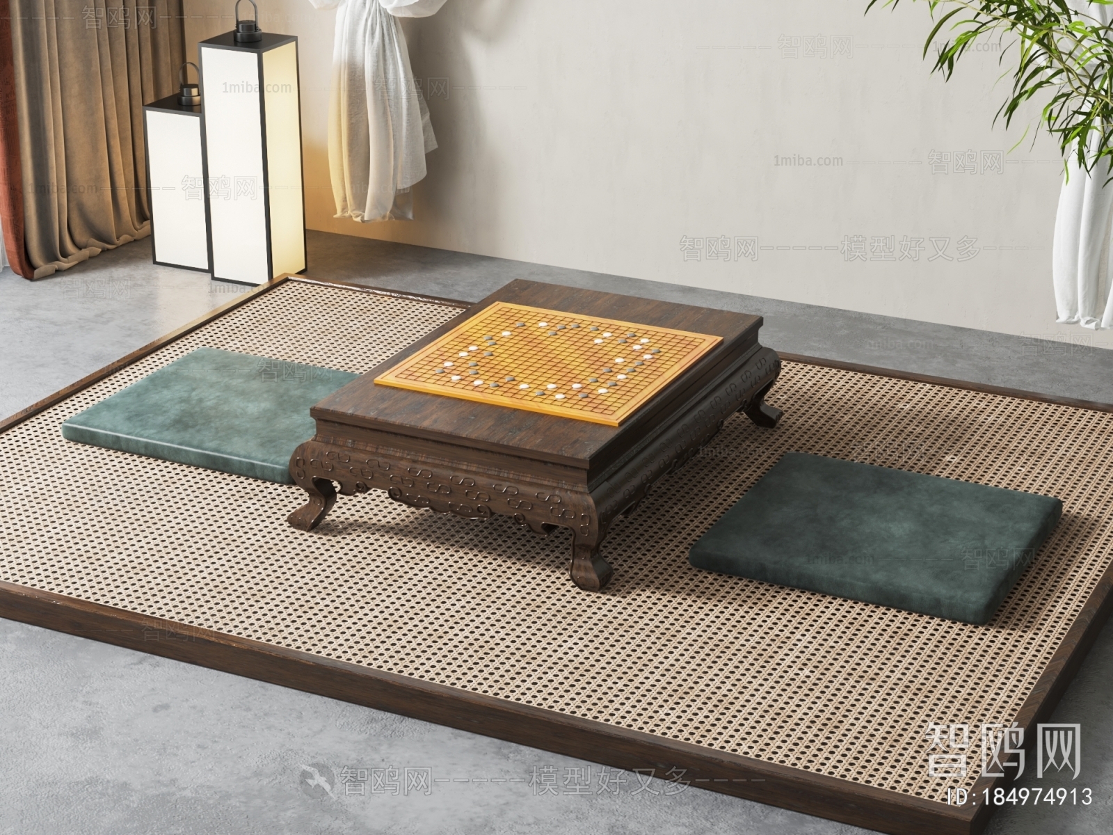 New Chinese Style Entertainment Table And Chair