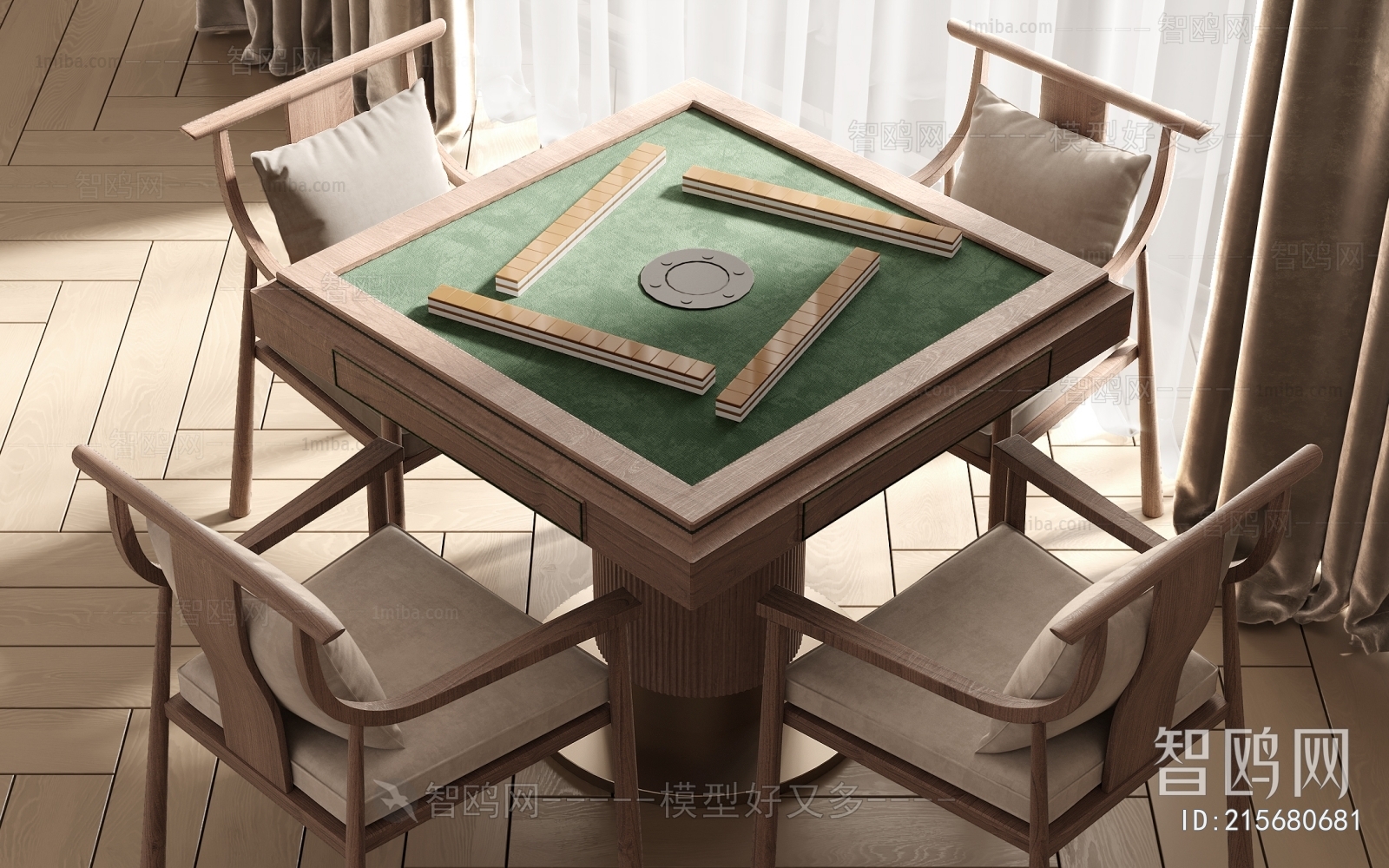 New Chinese Style Mahjong Tables And Chairs