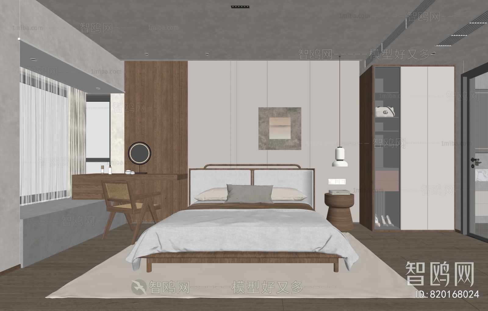 Wabi-sabi Style Bedroom