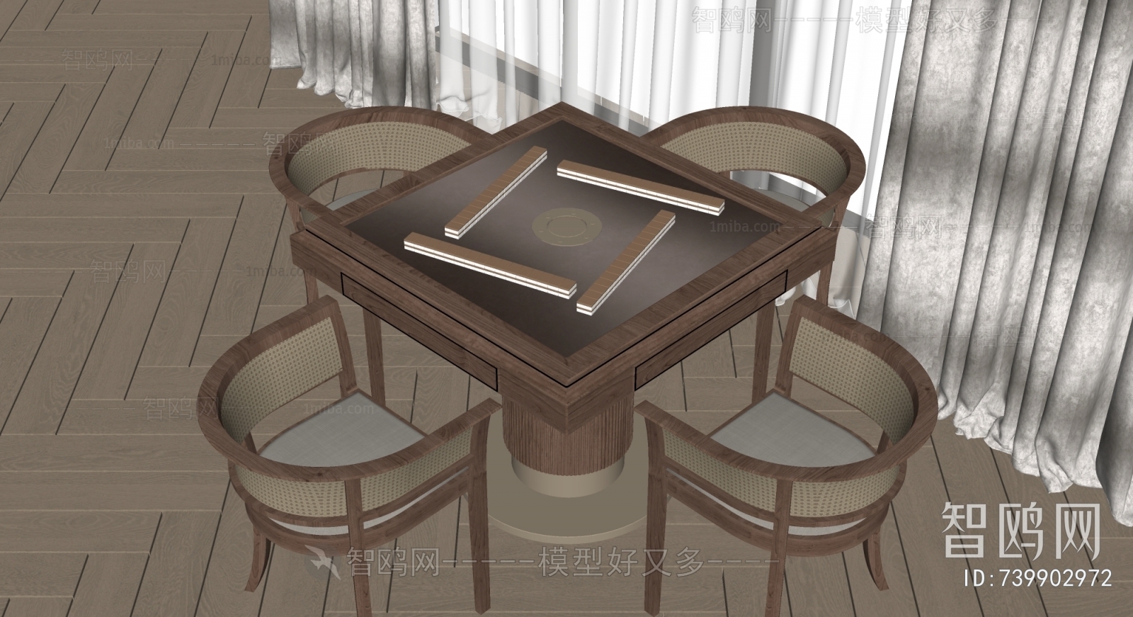 Modern Mahjong Tables And Chairs
