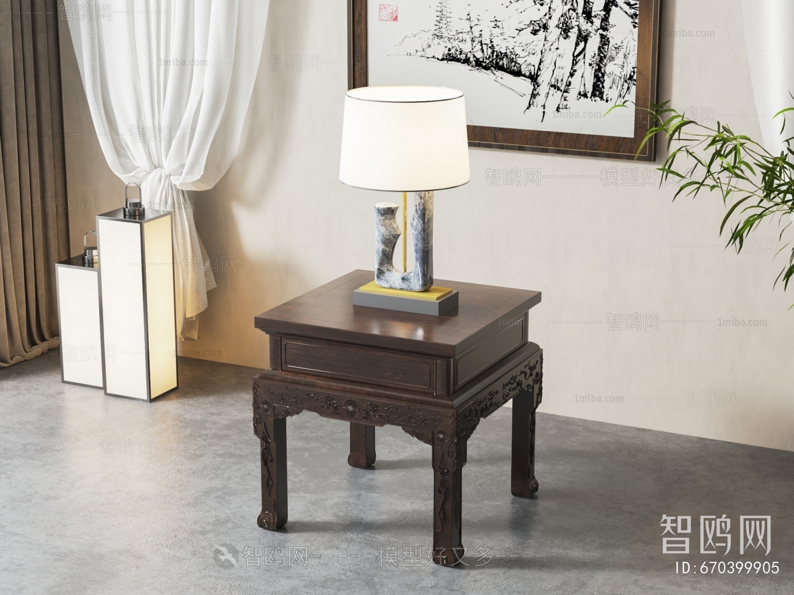 Chinese Style Side Table/corner Table