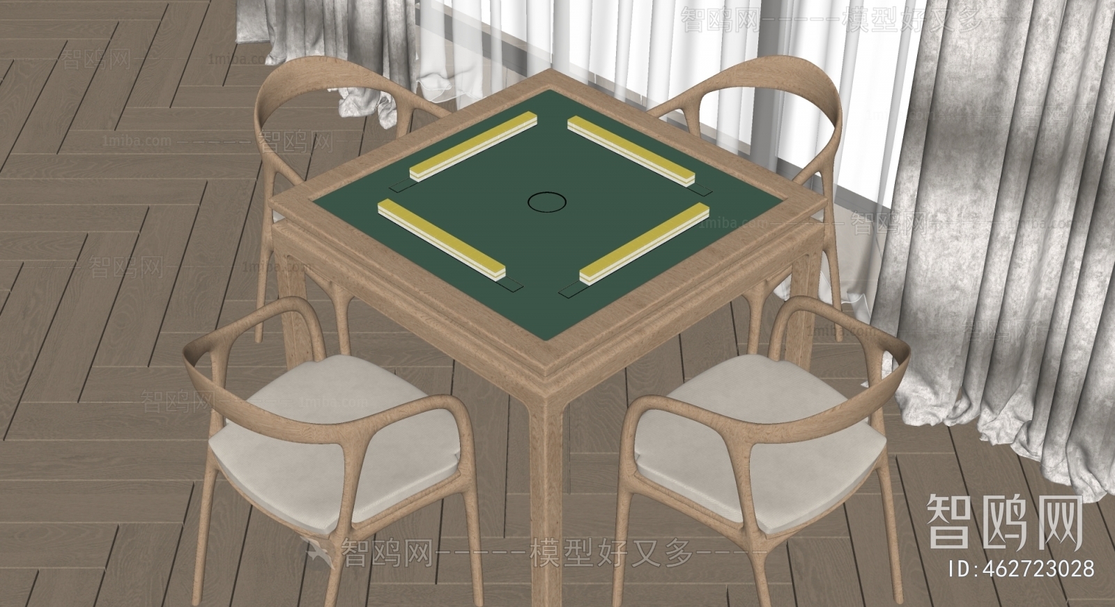 Modern Mahjong Tables And Chairs