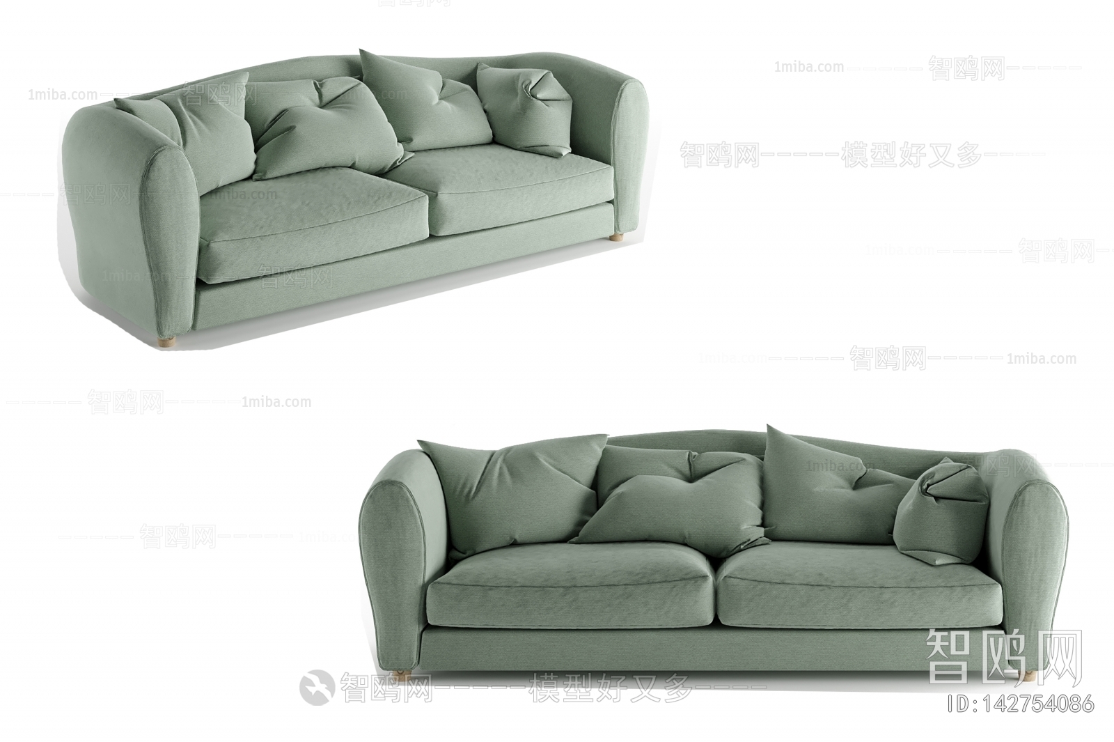 Nordic Style A Sofa For Two