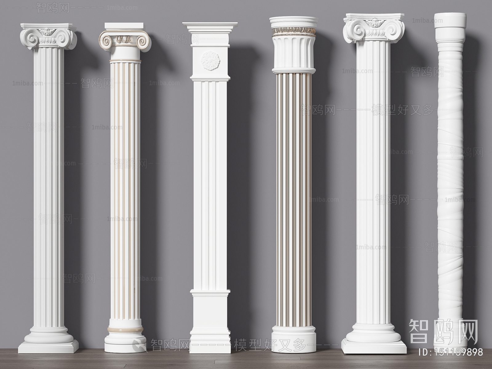 European Style Roman Pillar