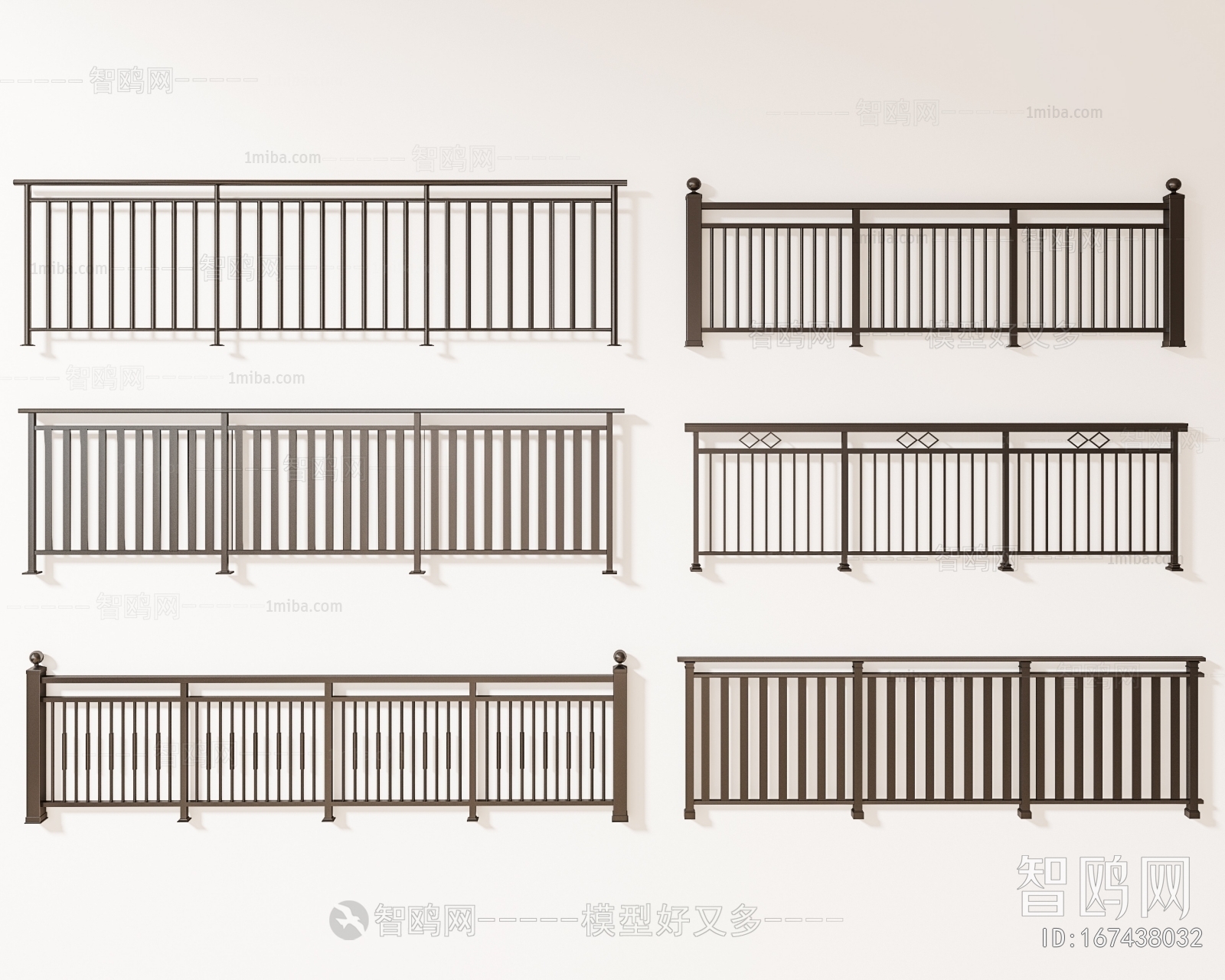 简欧铁艺栏杆护栏