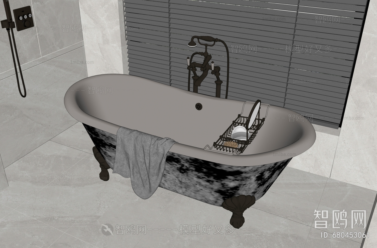 Simple European Style Bathtub