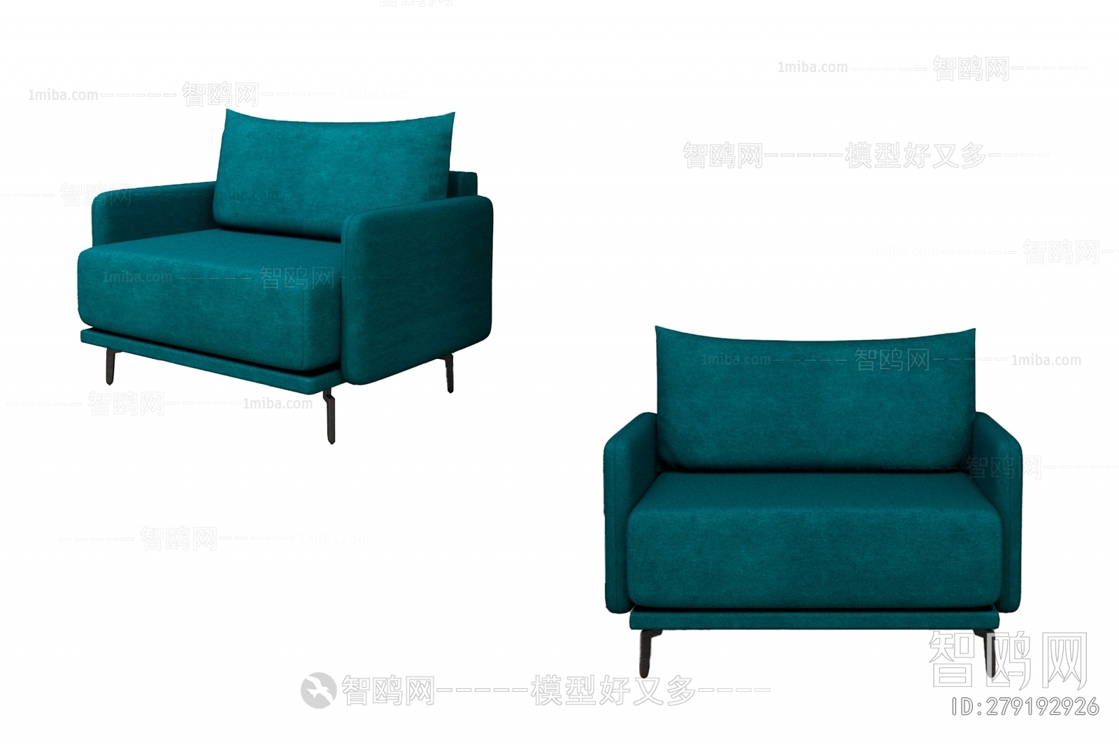 Nordic Style Single Sofa