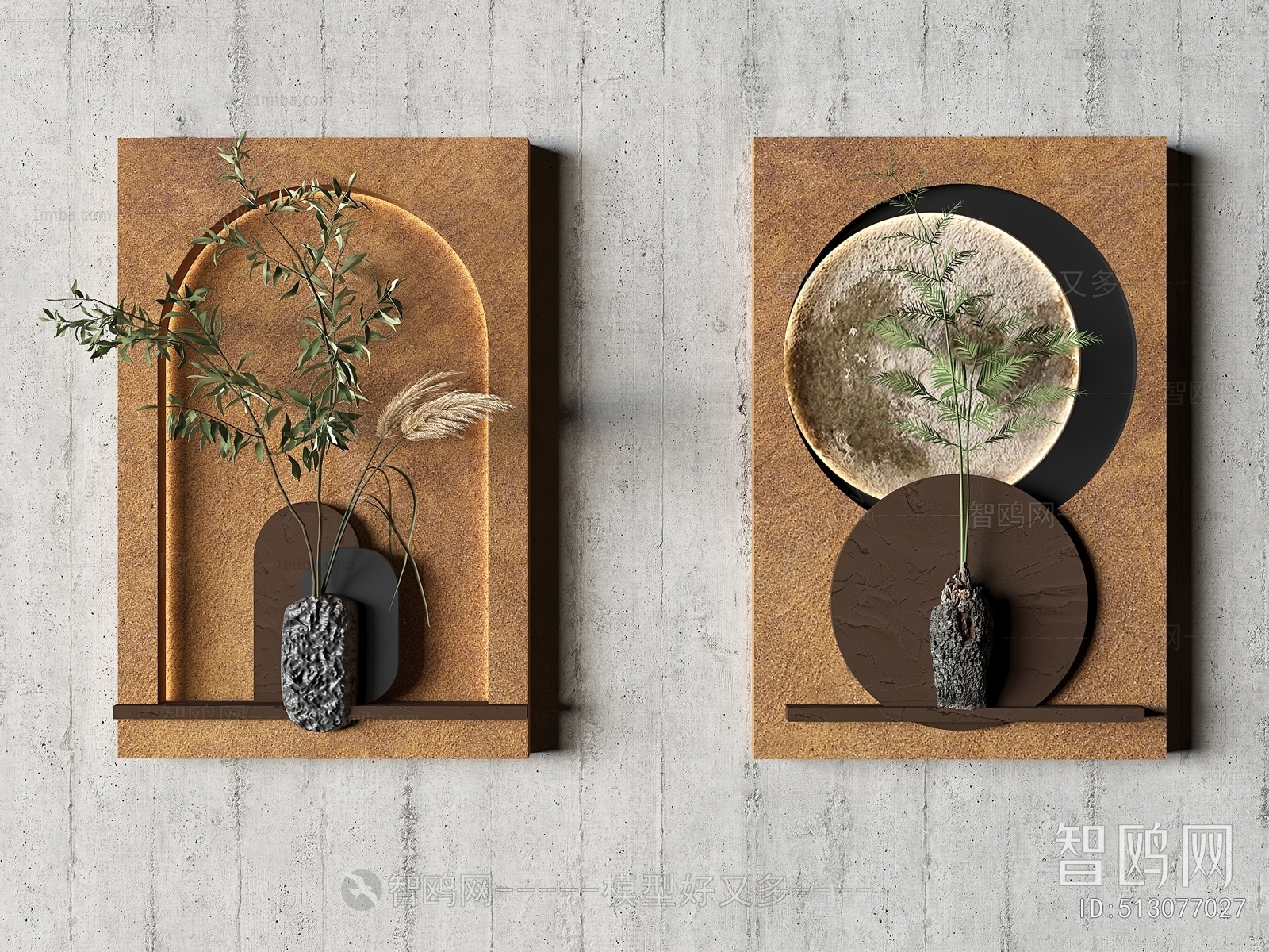 Wabi-sabi Style Wall Decoration