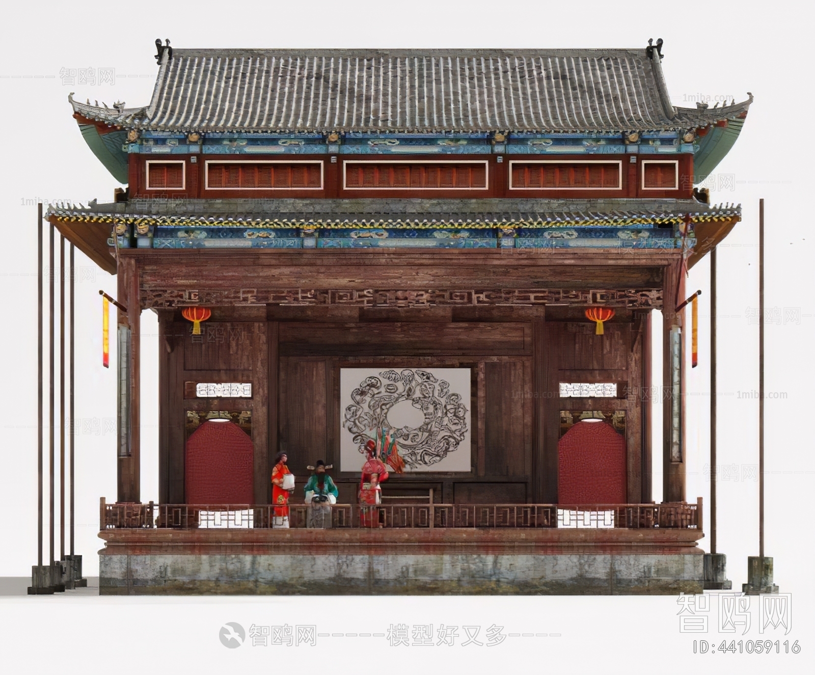 Chinese Style Ancient Architectural Buildings