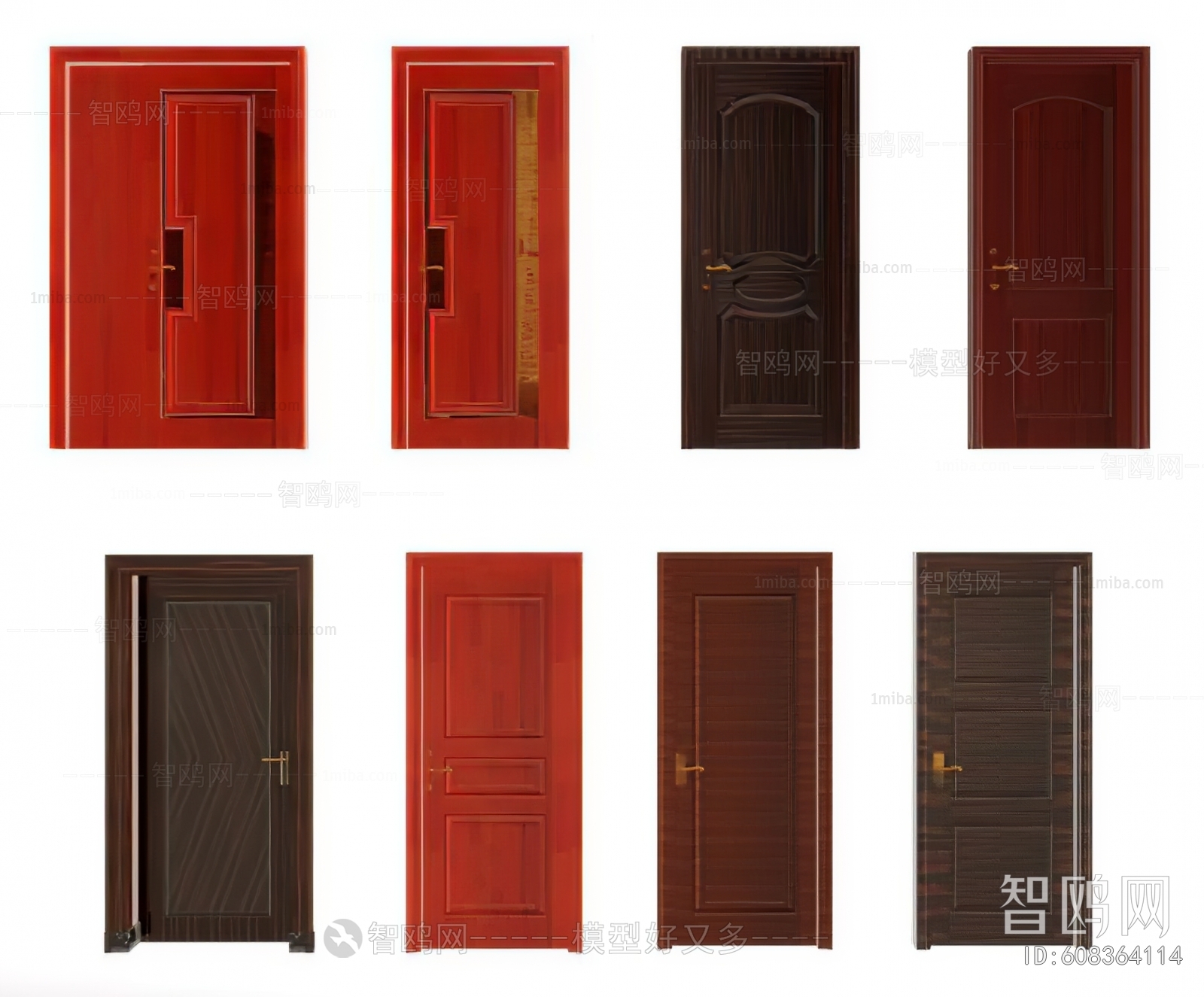 Chinese Style Single Door