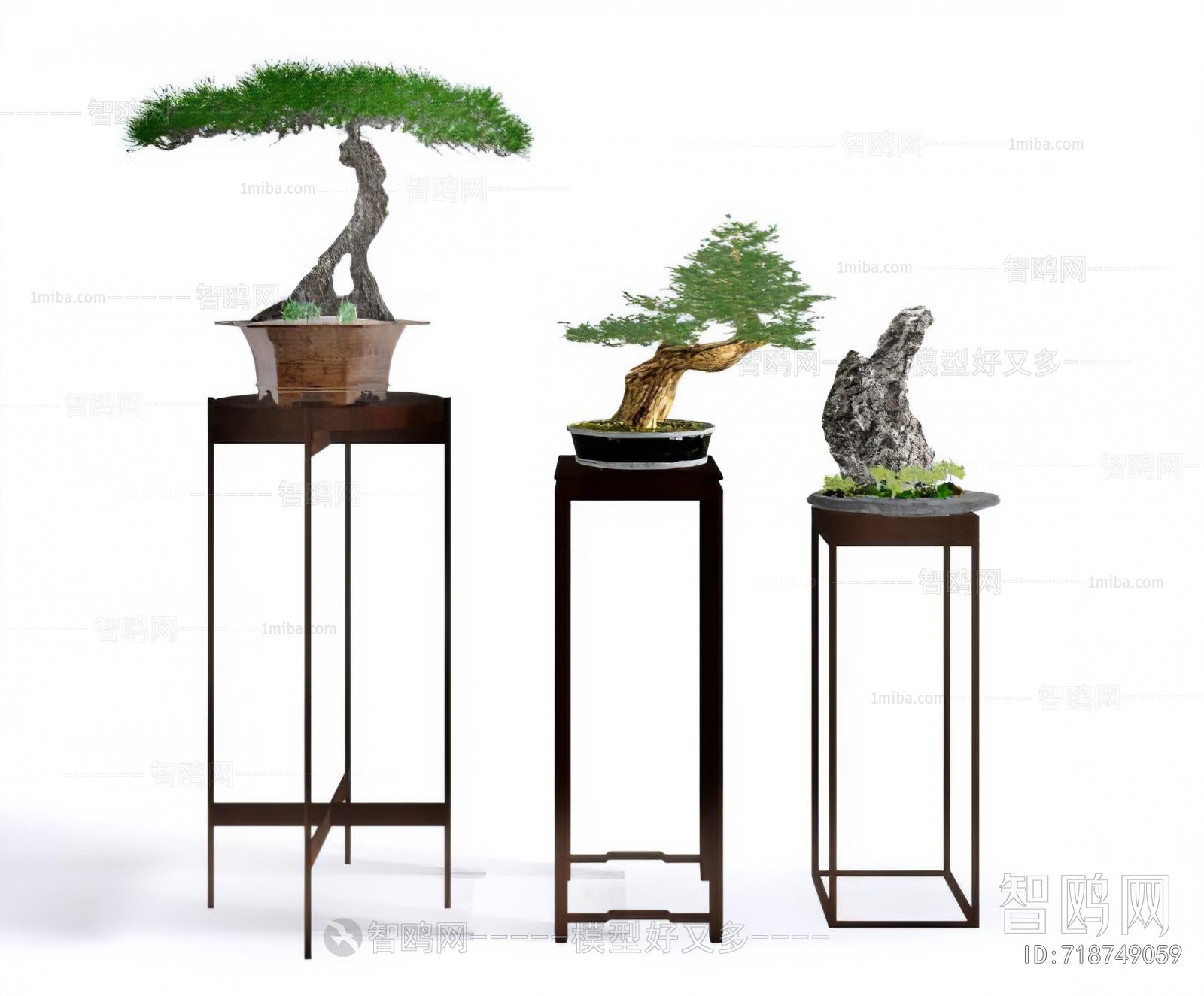 Chinese Style Flower Shelf