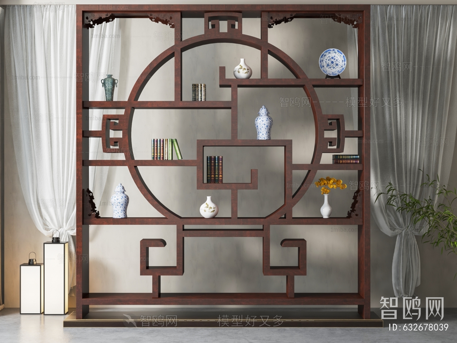 New Chinese Style Antique Rack