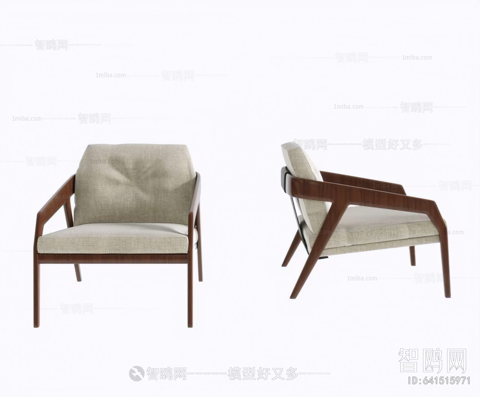 New Chinese Style Lounge Chair