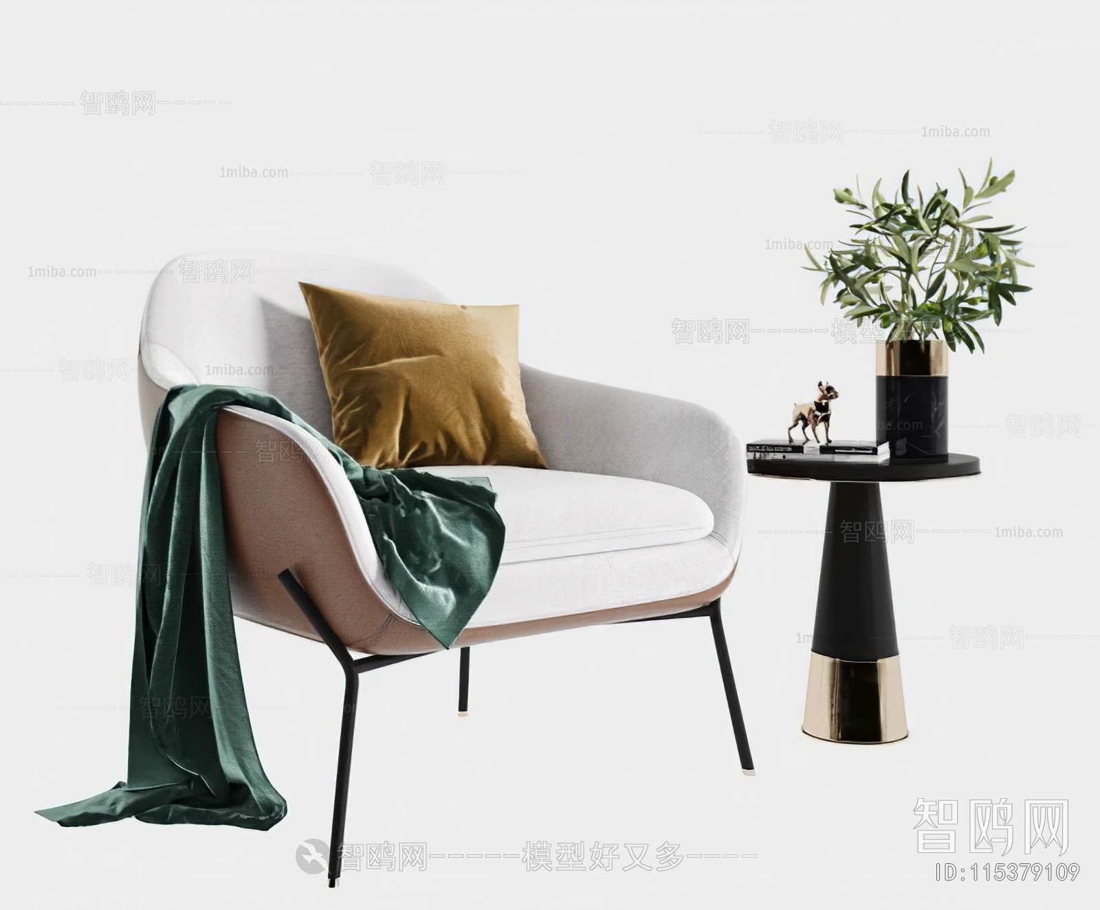 New Chinese Style Lounge Chair