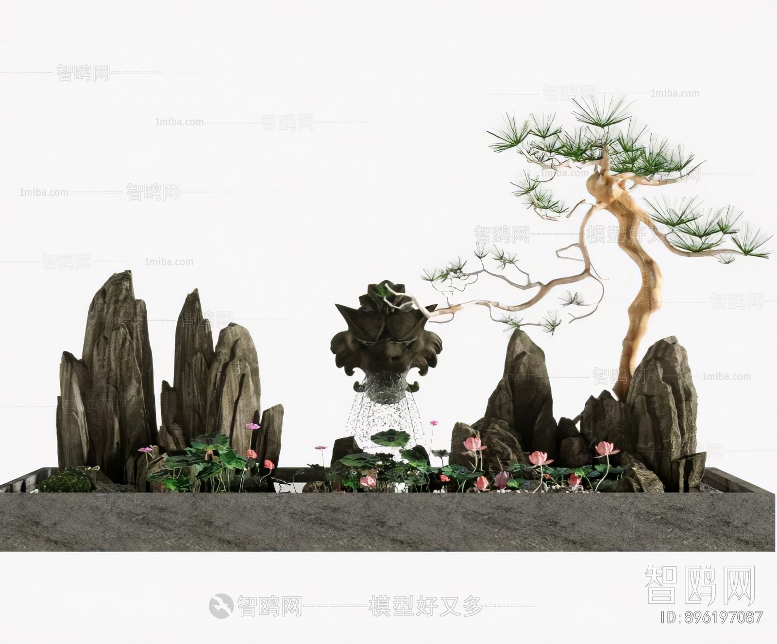 New Chinese Style Plant Landscaping