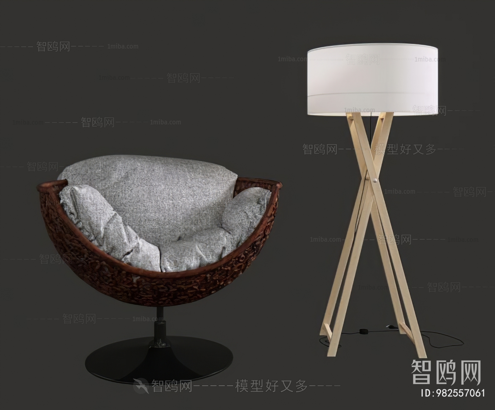 New Chinese Style Lounge Chair