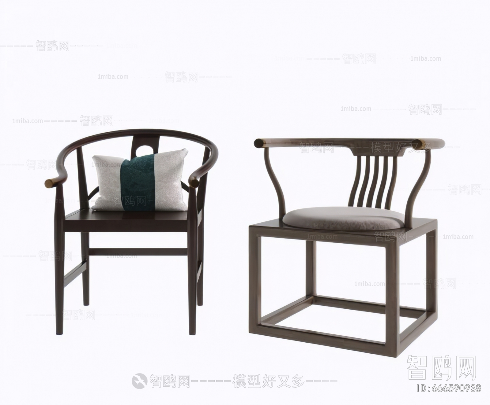 New Chinese Style Single Chair