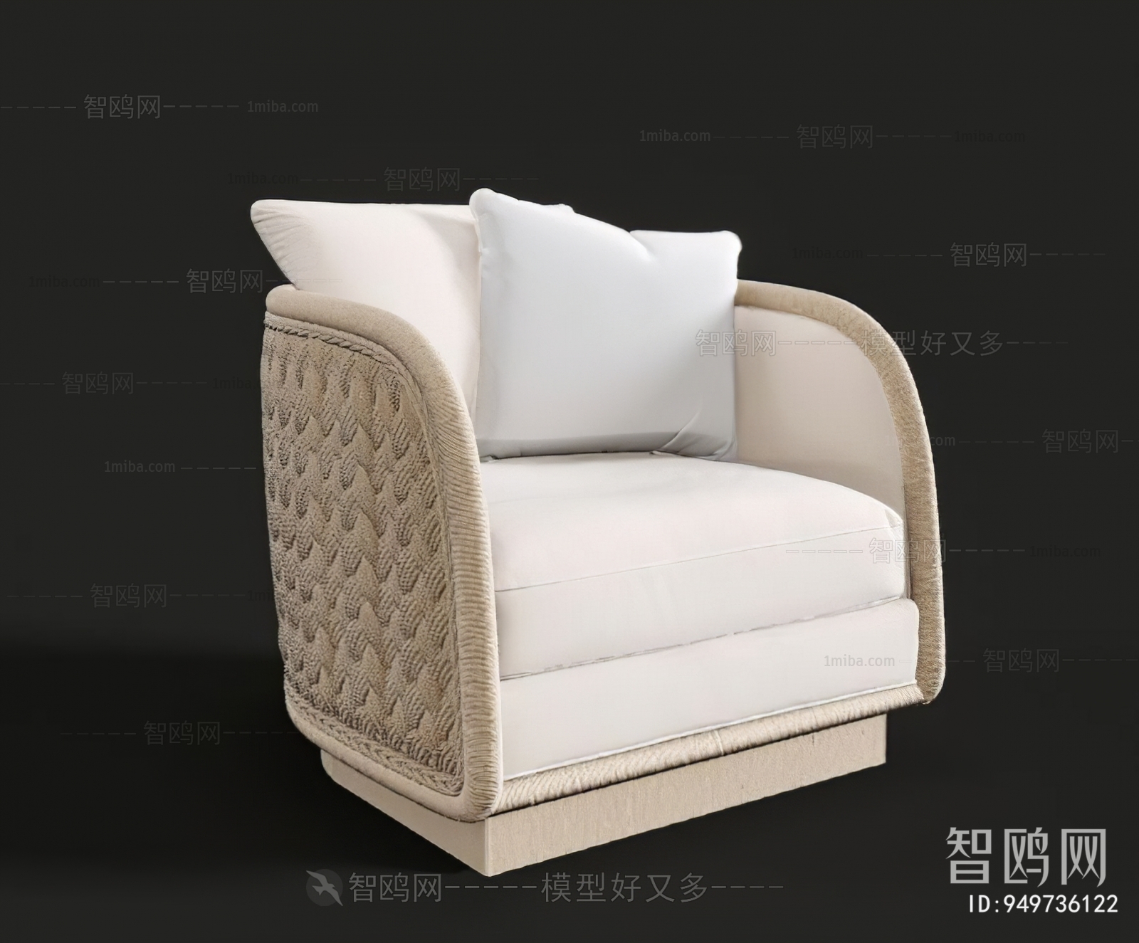 New Chinese Style Lounge Chair