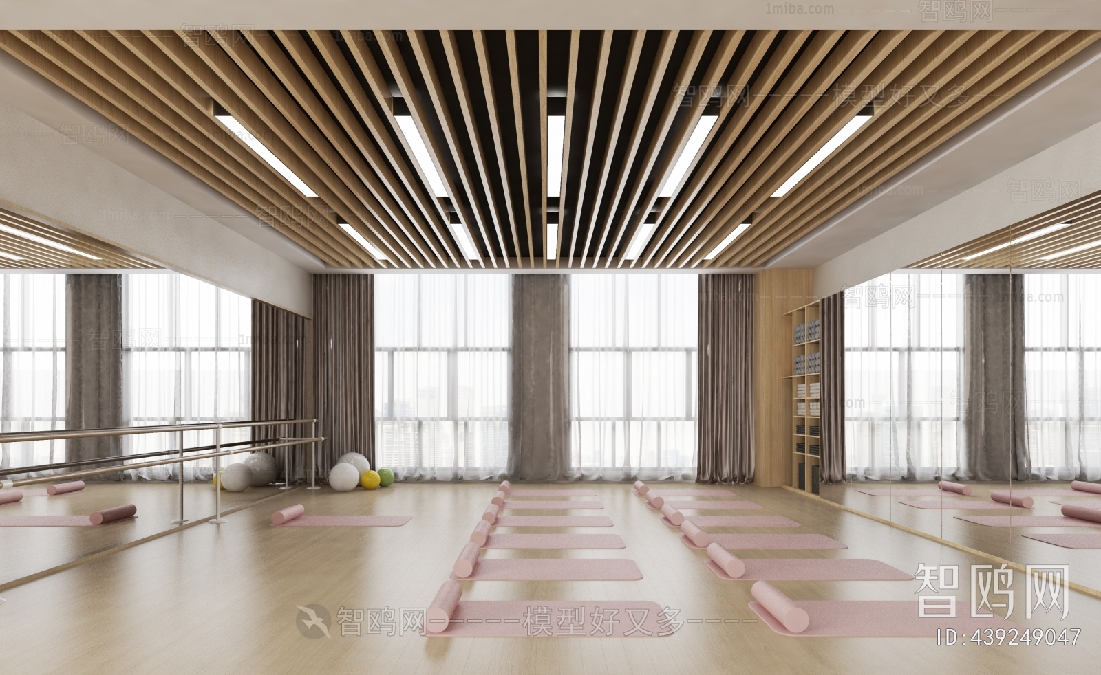 Modern Yoga Room