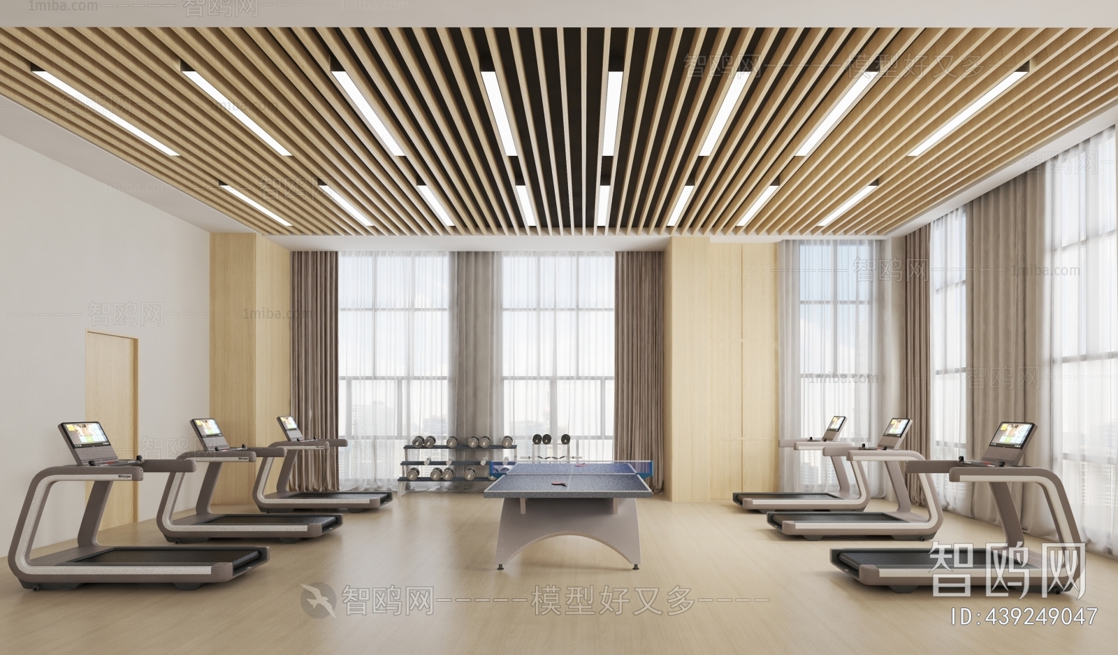 Modern Yoga Room