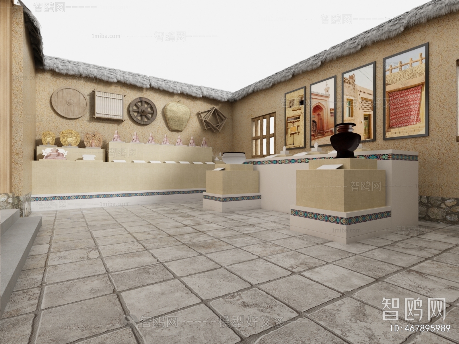 New Chinese Style Exhibition Hall