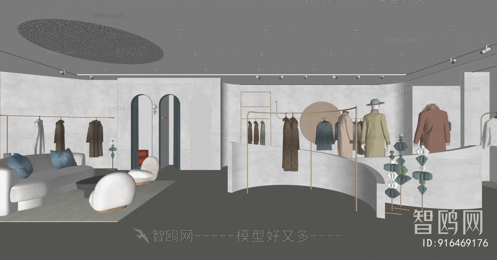 Modern Wabi-sabi Style Clothing Store