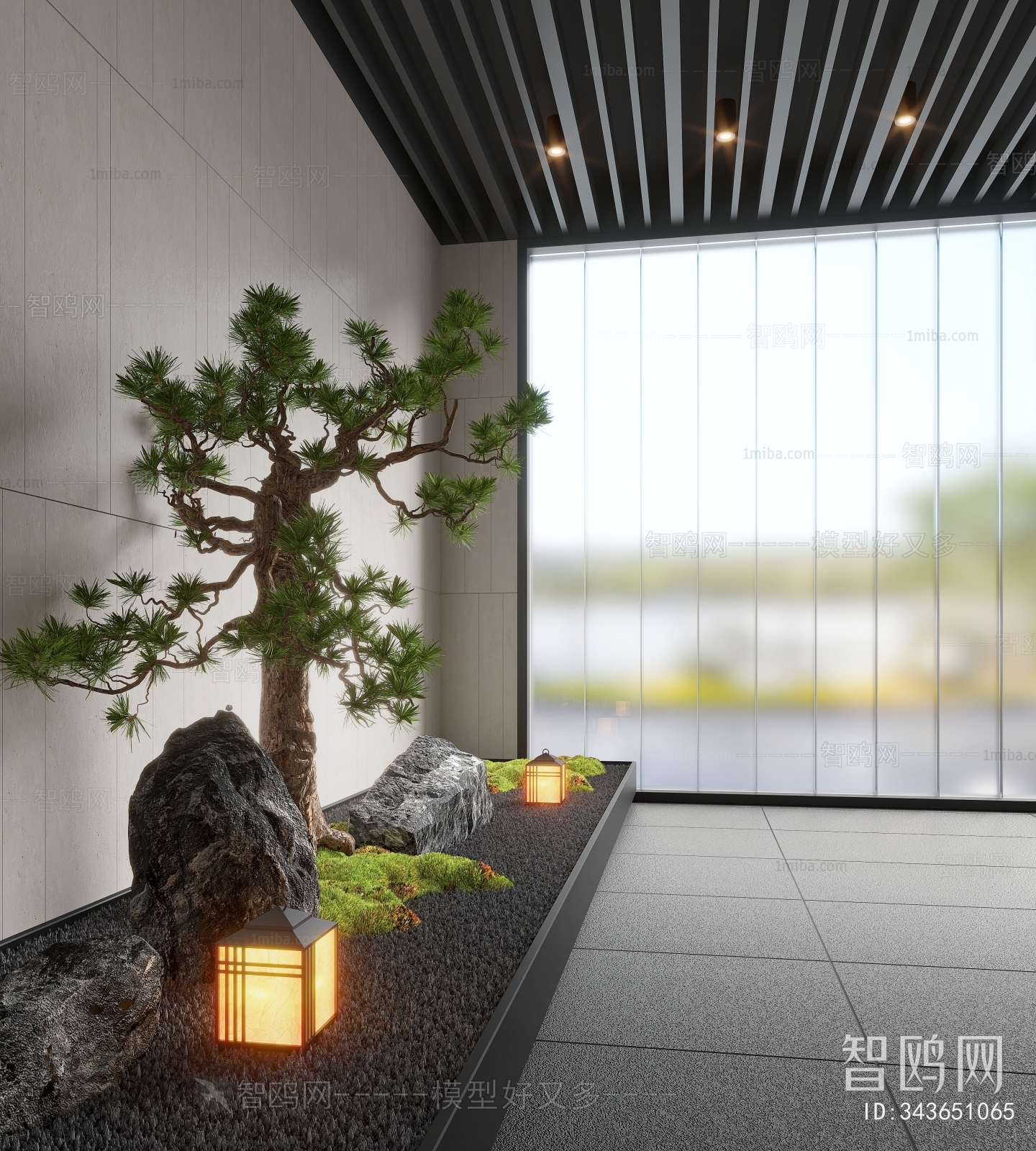 New Chinese Style Plant Landscaping