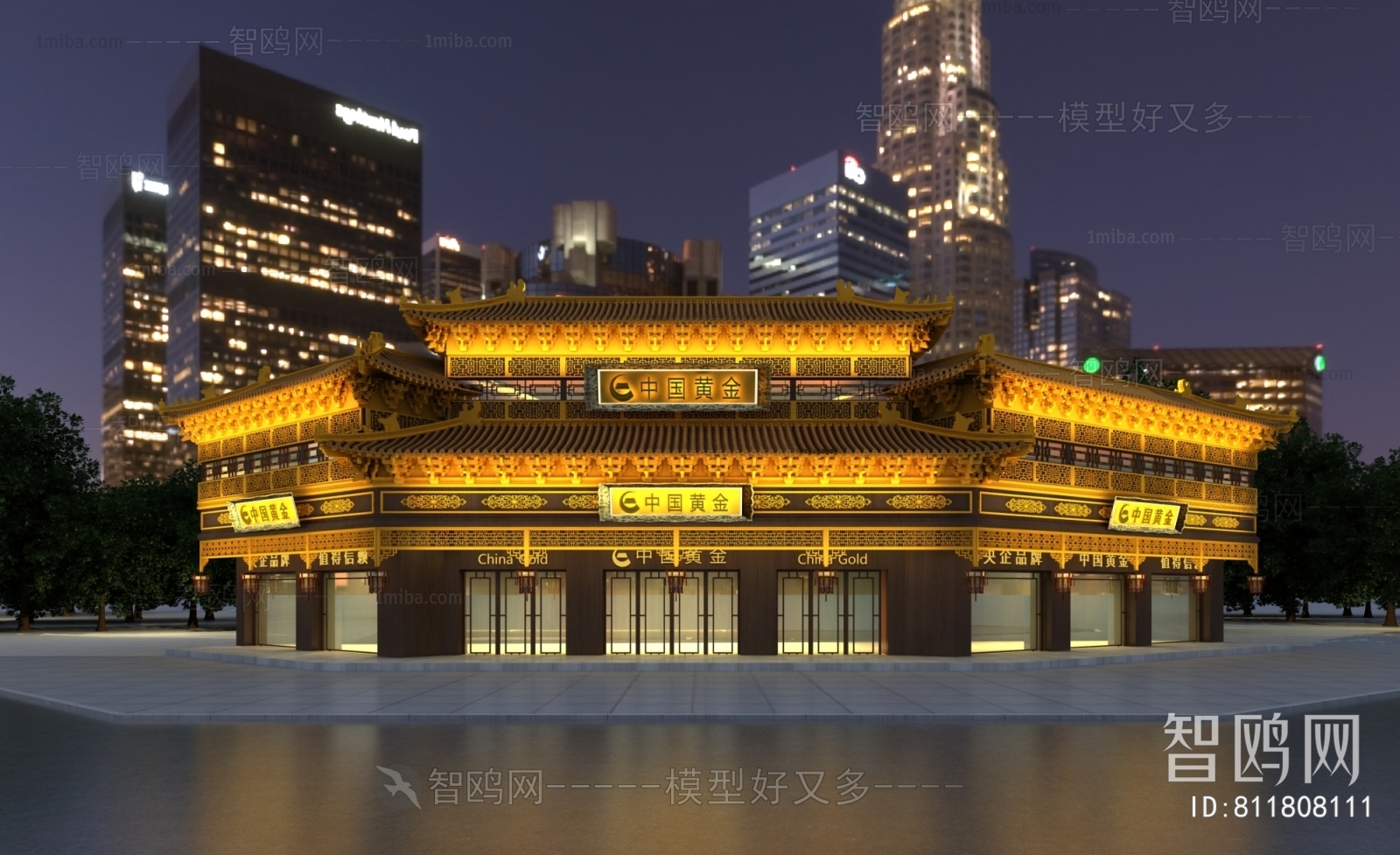 New Chinese Style Chinese Style Ancient Architectural Buildings